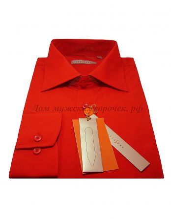 Красная мужская сорочка в интернет-магазине "Дом мужских сорочек"