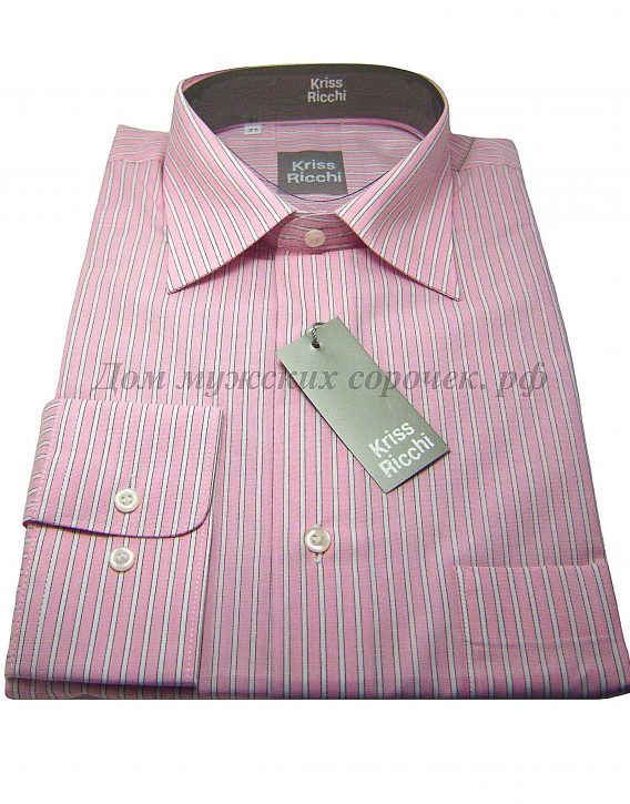 Розовая мужская сорочка
