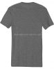 Мужская футболка серого цвета, круглый вырез (2)
